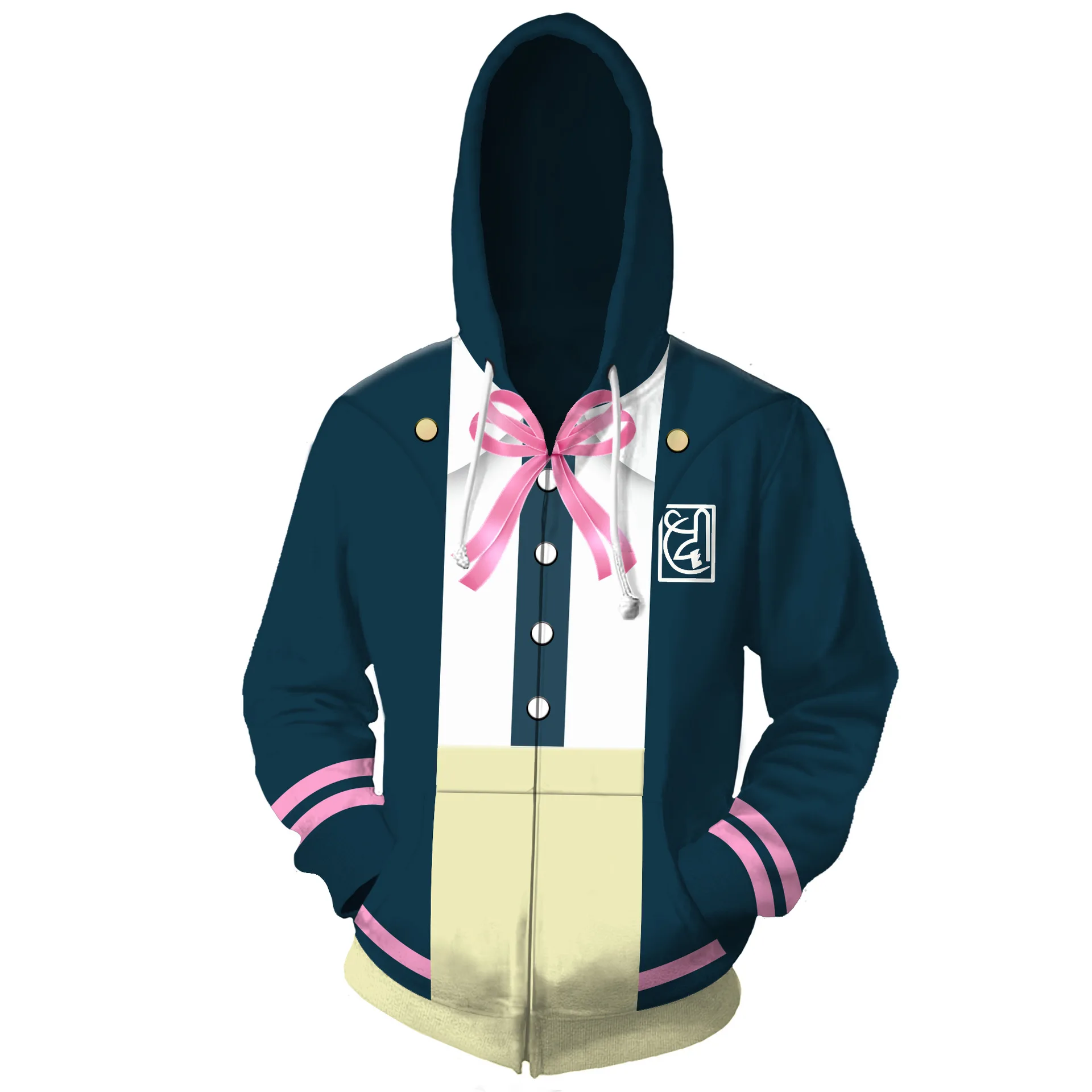 Новый 2020 аниме Danganronpa V3 ума kokichi косплей костюм Япония игровая Толстовка на осень