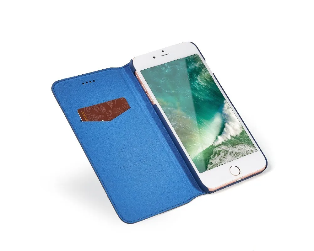 Musubo Роскошный кожаный чехол для телефона для iphone Xs Max X 7 Plus 6 6s ультра тонкий чехол s с отделением для карт флип для iphone 11 8 Plus