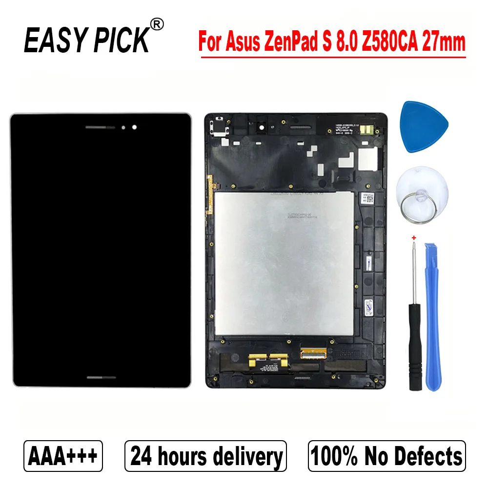 Для Asus ZenPad S 8 0 Z580CA 27 мм P01MA Z580C 23 P01M Z580 ЖК дисплей кодирующий преобразователь