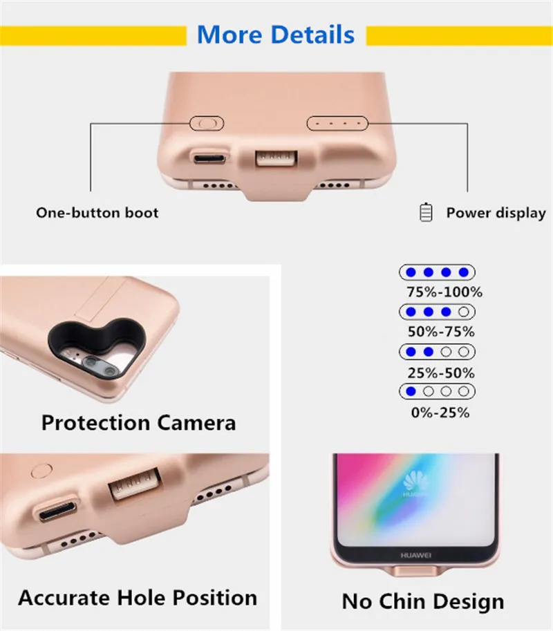 Чехол для аккумулятора s для huawei Honor 10, портативный чехол для зарядки аккумулятора, 6800 мА/ч, внешний аккумулятор, зарядное устройство, чехол для аккумулятора