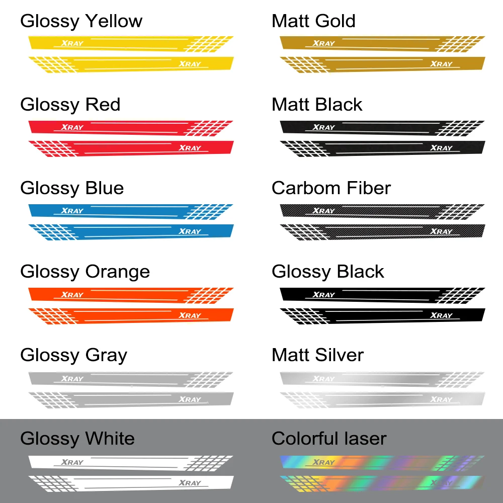 

2Pcs Car Long Side Stripe Sticker Free shipping For Lada Xray Niva Auto Vinyl Film Decals DIY Styling Car Tuning Accessories