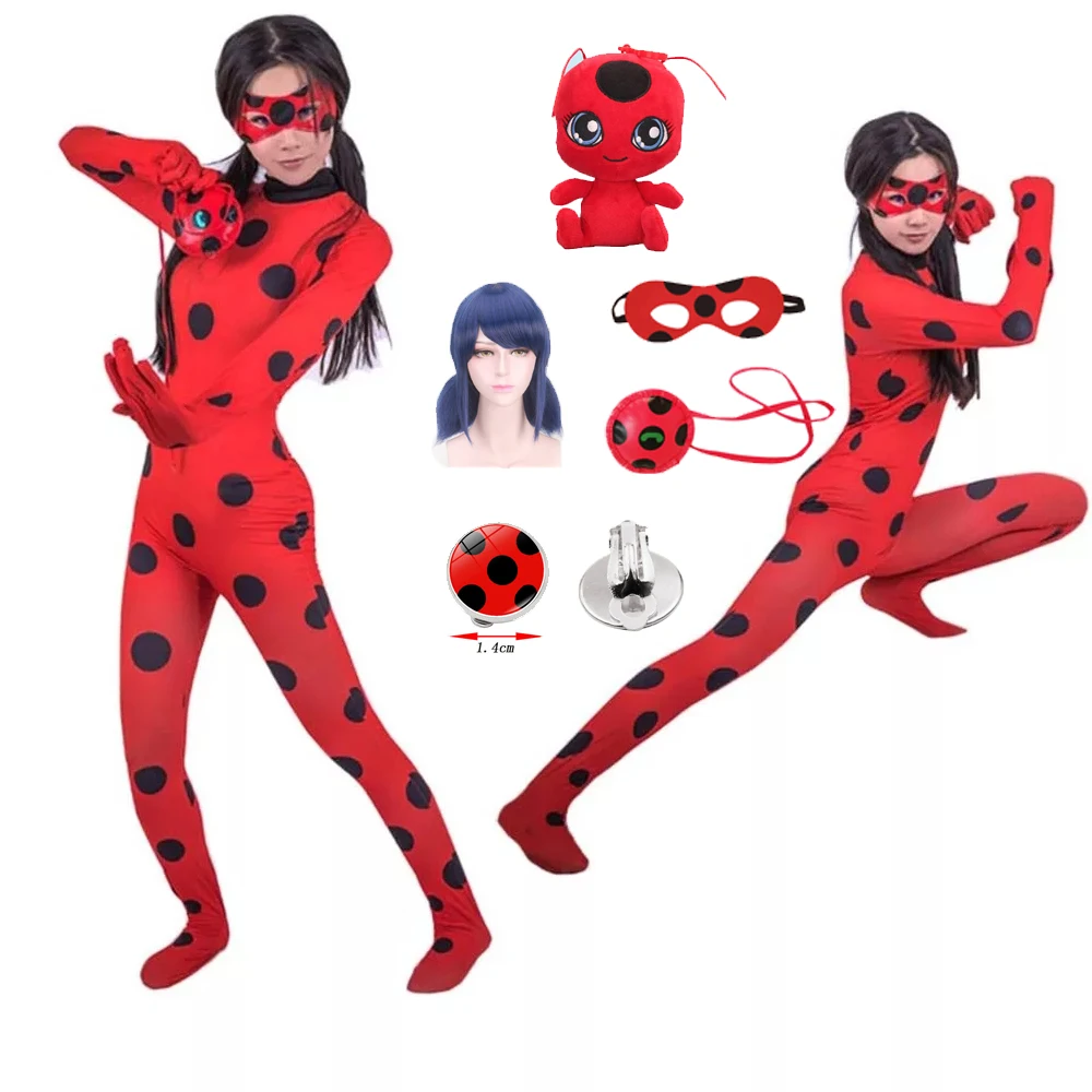 Хэллоуин красный баг Необычные костюмы детская одежда из спандекса детские