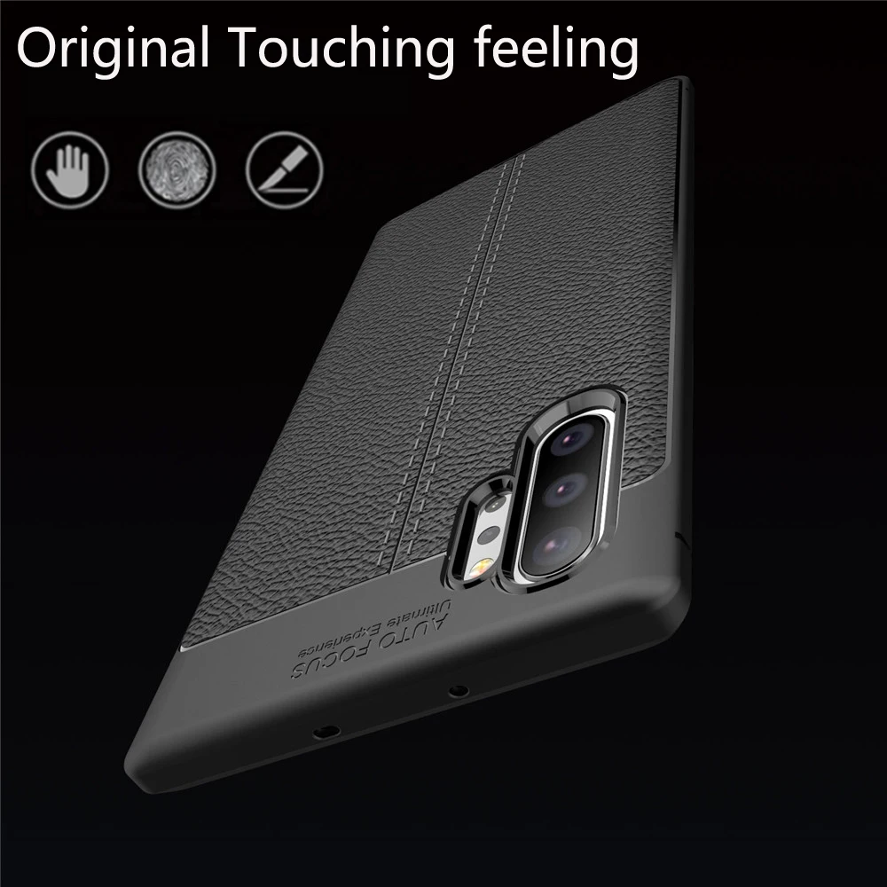 Чехол для Samsung Galaxy Note 10 роскошный винтажный Мягкий ТПУ кожаный чехол Plus Pro 5G |