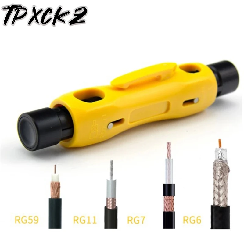

1pc Coaxial Cable Wire Pen Cutter Stripper Hand Stripping Pliers Tool Electrician Repair Tools High Quality