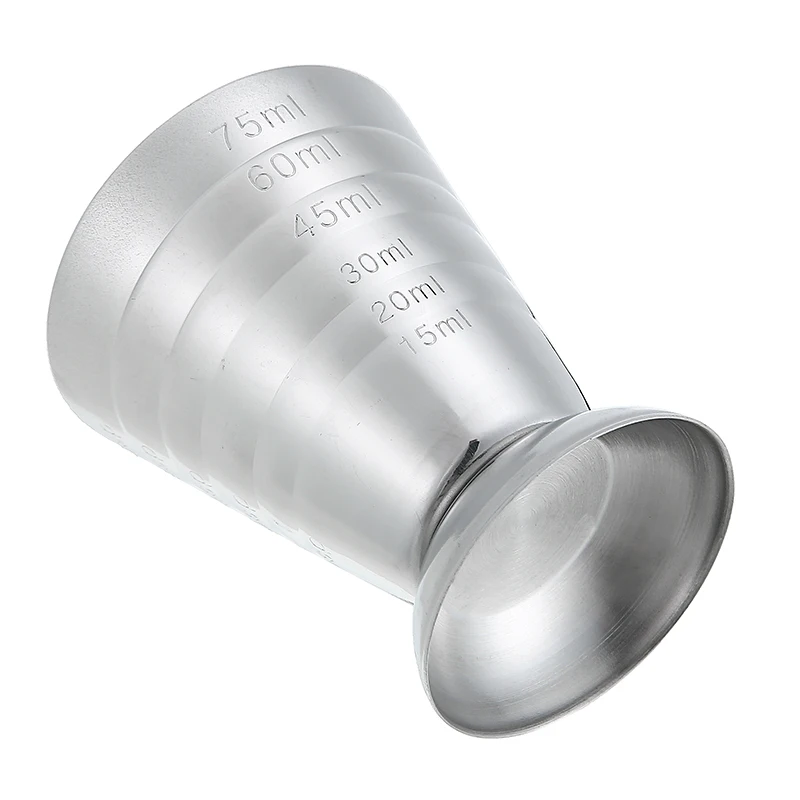 75 мл мерный стакан бар коктейльный напиток миксер ликер нержавеющая сталь