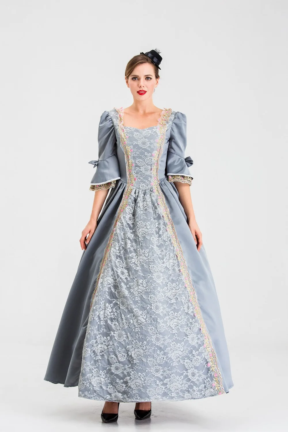 Женское средневековое платье в стиле Викторианского Ренессанса костюм королевы