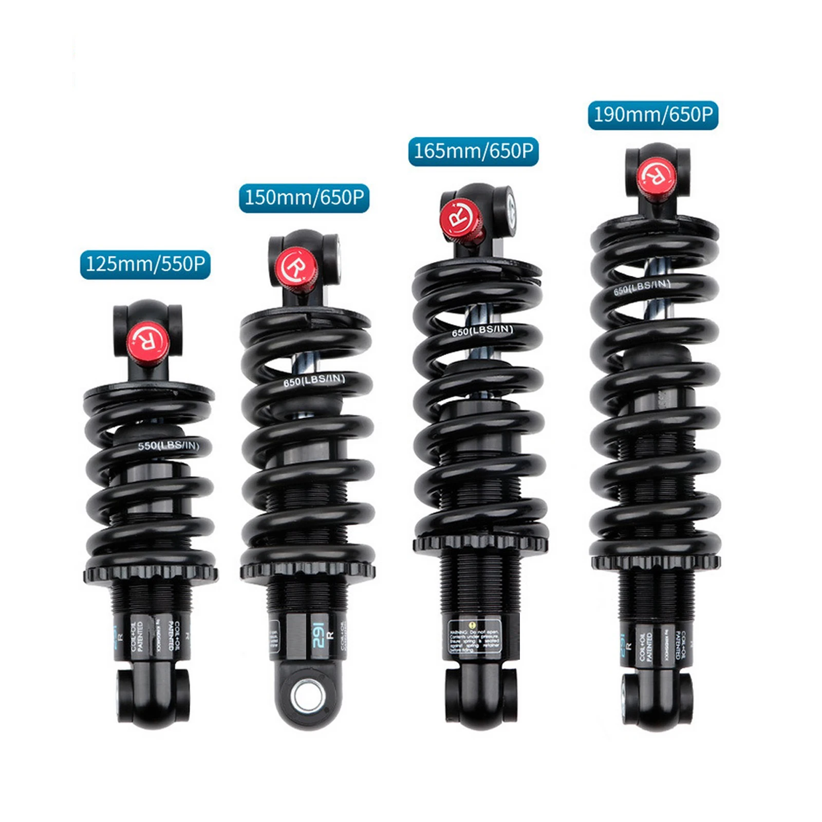 Задний амортизатор для велосипеда подвески пружина прочный горного