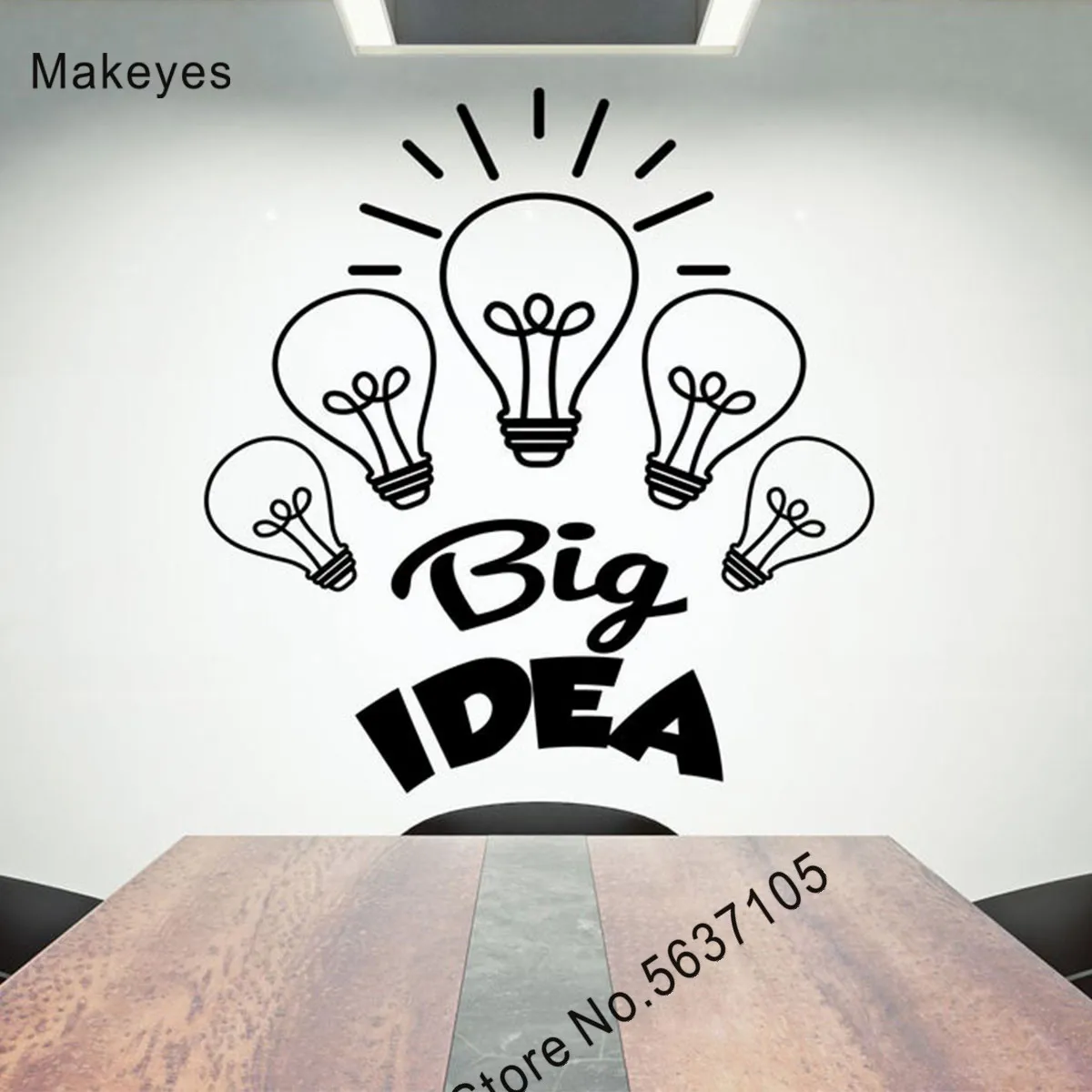 

Makeyes работа в команде идеи наклейки на стену большой мышление Идея наклейки на стены офиса Виниловые для украшения стен художественный диза...