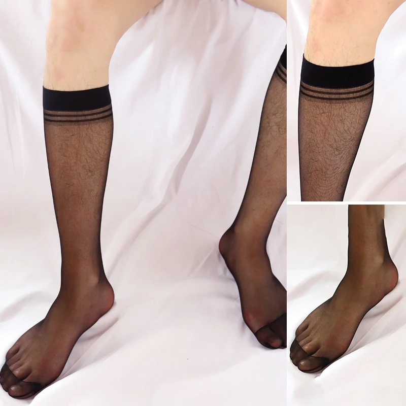 Мужские носки противоскользящие повседневные Модные Удобные прозрачные