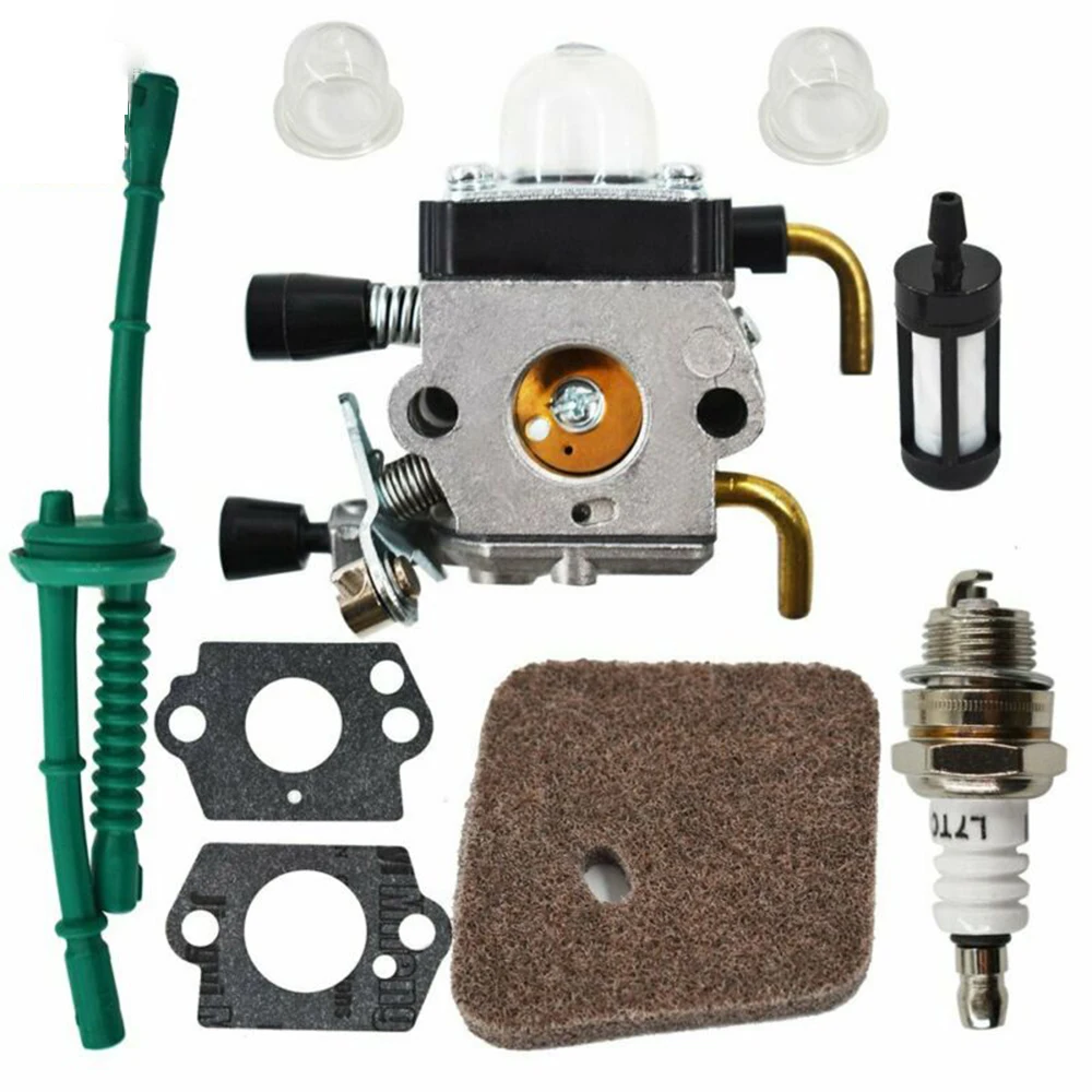 

Carburetor 1*Fuel line For STIHL FS55 2*Gaskets FS55RC KM55 KM55R Brand new