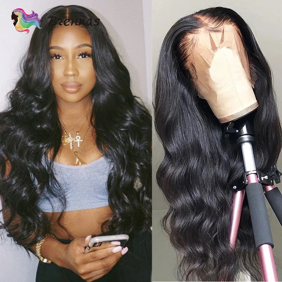 Парик из натуральных человеческих волос естественного цвета для черных женщин