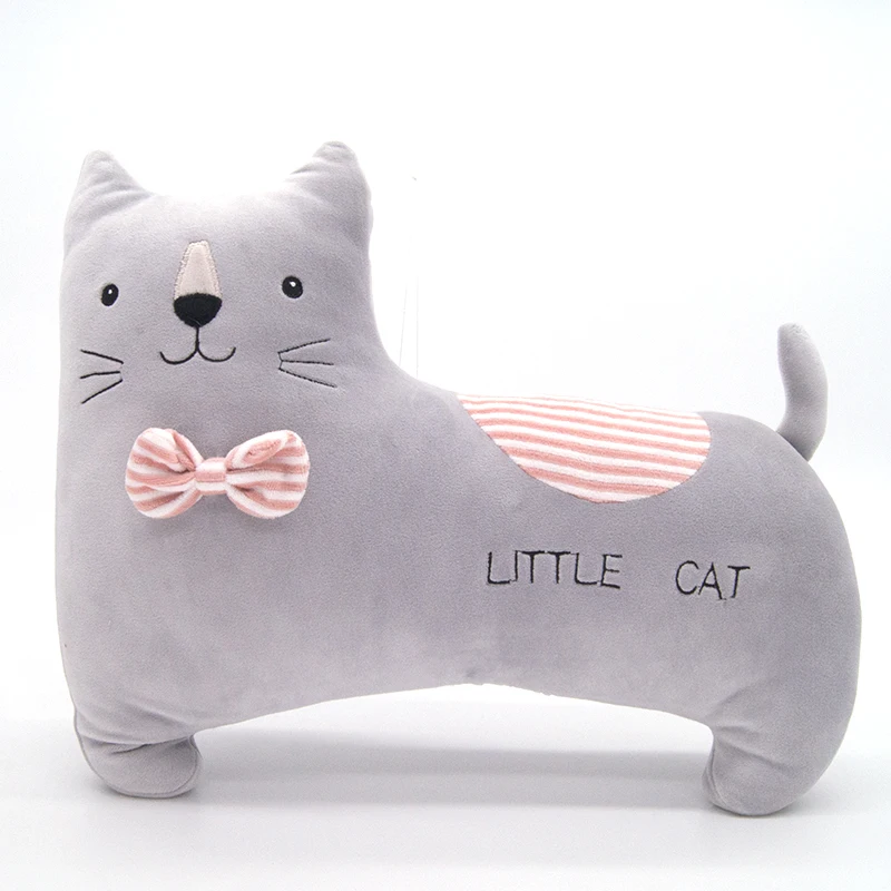 Плюшевые мягкие игрушки кошка собака слон Подушка Мягкие животные для детей