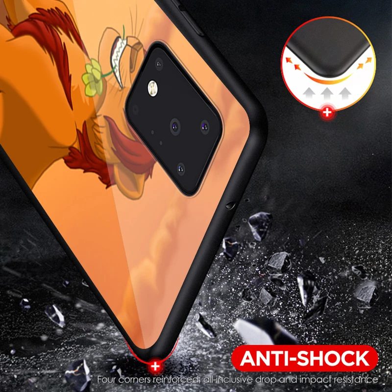 

Disney Lion King For Samsung Note 20 10 8 9 M02 M31 S M60S M40 M30 M21 M20 M10 S Ultra Pro Plus Black Phone Case