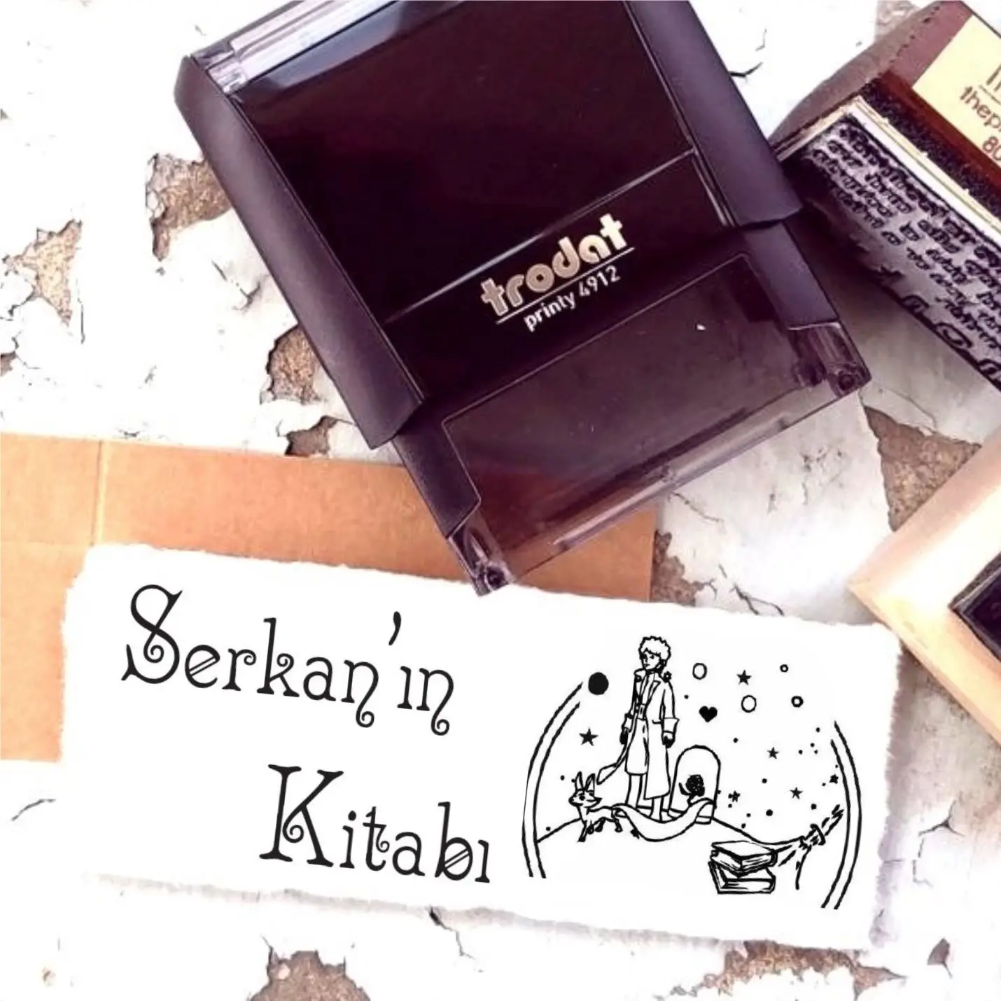 

Персонализированные Свадебные книга Stamp-K1-B3