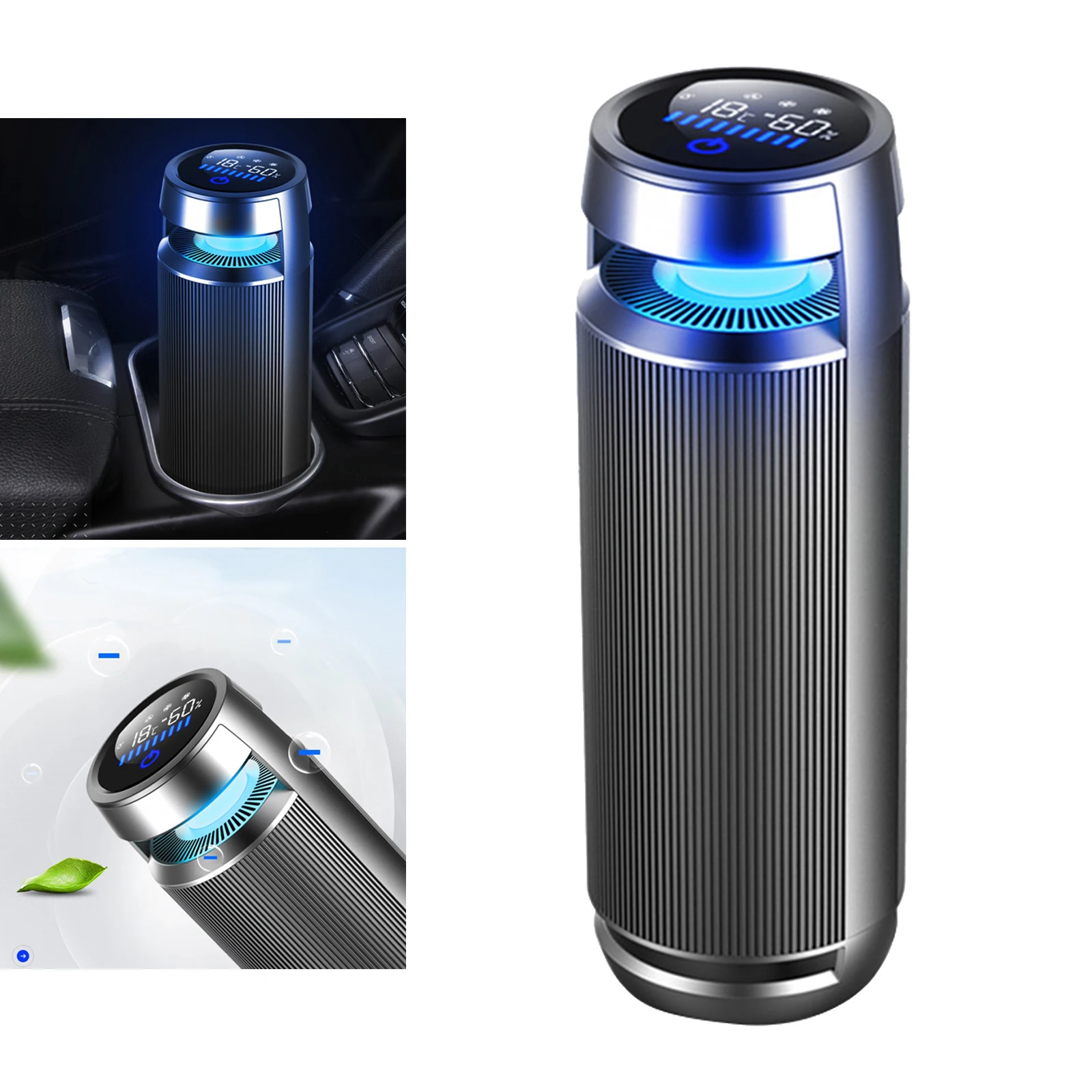 

Portable Mini Home Car Air Purifier Room Table Smoke Filter Cleaner USB 3-Stage Filtration Air Cleaner for Car Office Bedroom