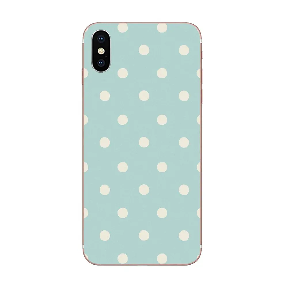 Мягкий чехол для телефона из ТПУ в ретро-стиле горошек huawei P7 P8 P9 P10 P20 P30 Lite Mini Plus Pro Y9