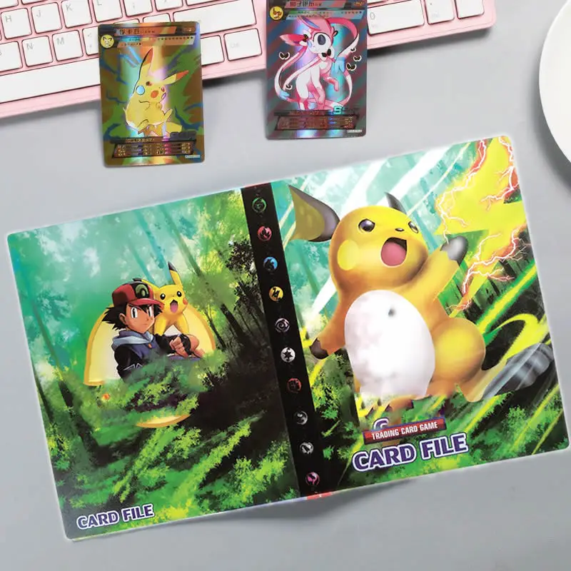 

TAKARA TOMY Pokemon 240 шт., мультяшный альбом, Покемон, книга, игровые карты, коллекционные папки, список топ-загруженных игрушек, подарок для детей