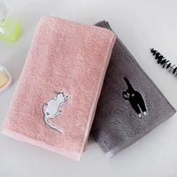 3475cm face hand cotton towel 70140cm bath towel set absorbent bathrobe pool beach towel hotel beauty salon sauna wrap t59
