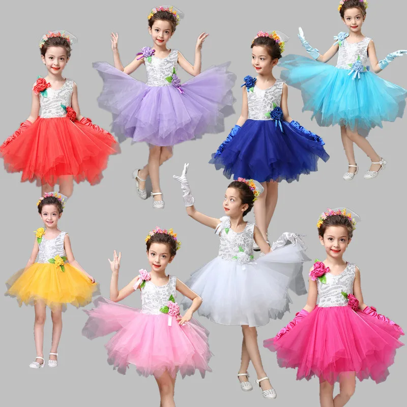 Детские платья для девушек латинских танцев тренировочное современное платье