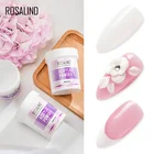 ROSALIND акриловый порошок прозрачный розовый белый резной кристалл полимер для дизайна ногтей Кристальные порошки гель для ногтей удлиняющий строитель для ногтей