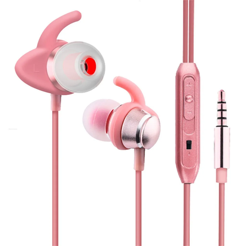 In ear Headset Portable 3.5mm Micro wired phone Bass Stereo sport music headset Earphones Headphones For Samsung S8 | Электроника