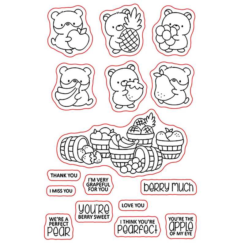 

Прозрачные штампы и Вырубные штампы, животные, «сделай сам», силиконовые уплотнения, скрапбукинг, изготовление карт, украшение для фотоальб...