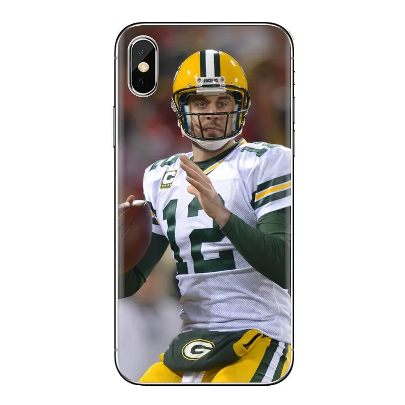 Прозрачные мягкие чехлы Аарон Роджерс для iPod Touch Apple iPhone 4 4s 5 5S SE 5C 6 6S 7 8 X XR XS Plus MAX |