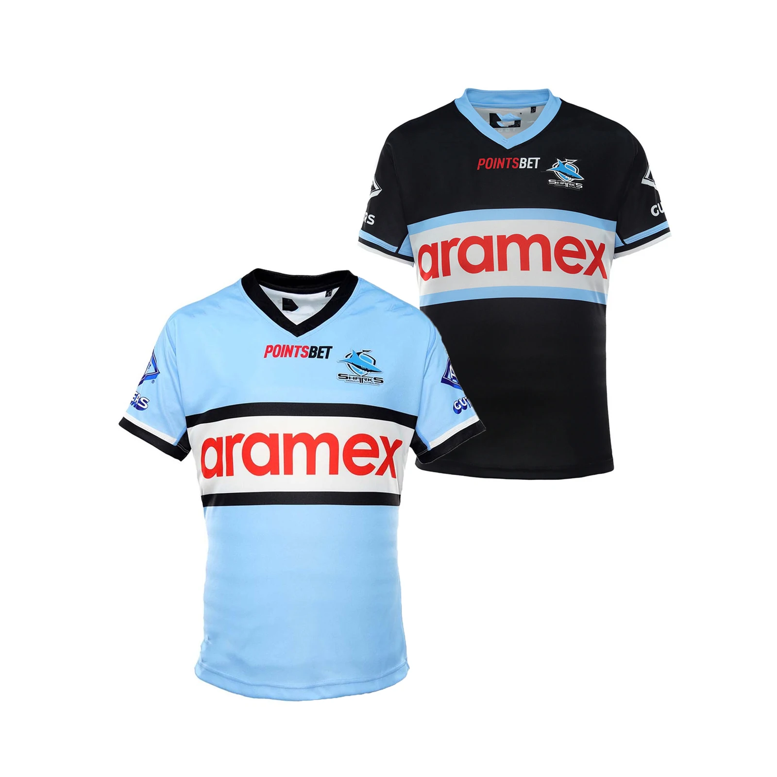 

2021/22 Cronulla-Sutherland Sharks Men's Replica Home/Away Jersey Rugby T-Shirt S-5XL