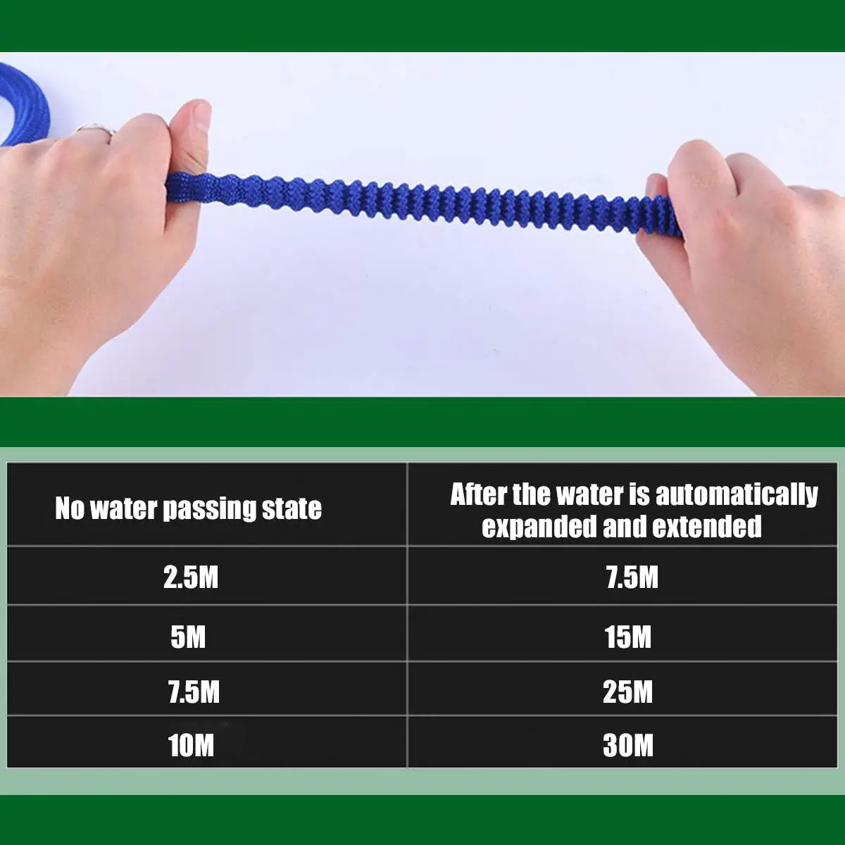 

Garden Hose Metal Spray Water Gun Magic Hose Pipe Expandable Water Hose Gun Flexible 25FT-100FT Car Wash Pipe Extension Max 30m