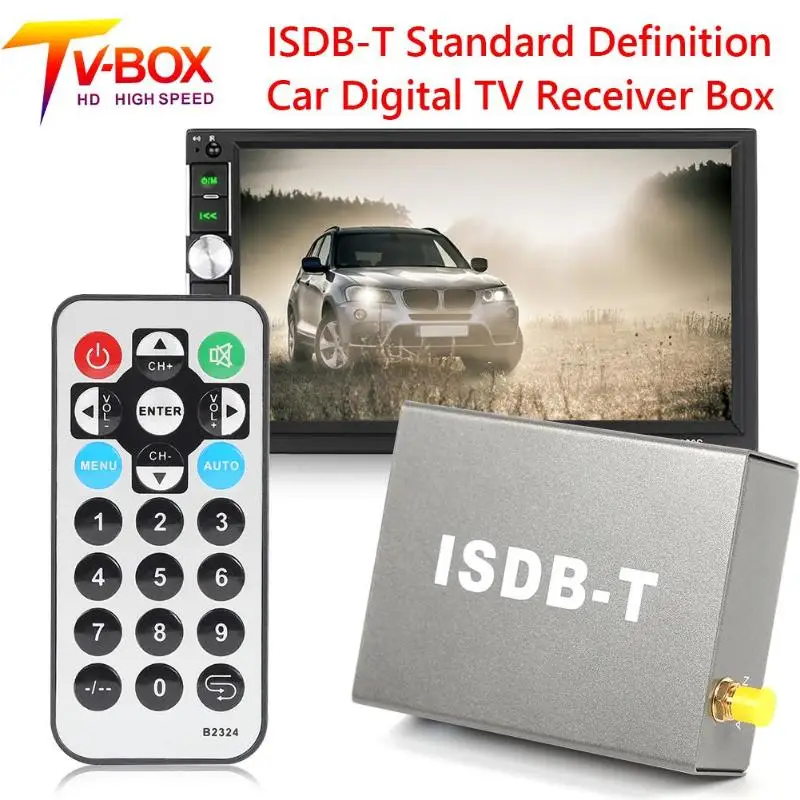 T502 ISDB T автомобильное Цифровое ТВ приемник блок DTV стандартное разрешение