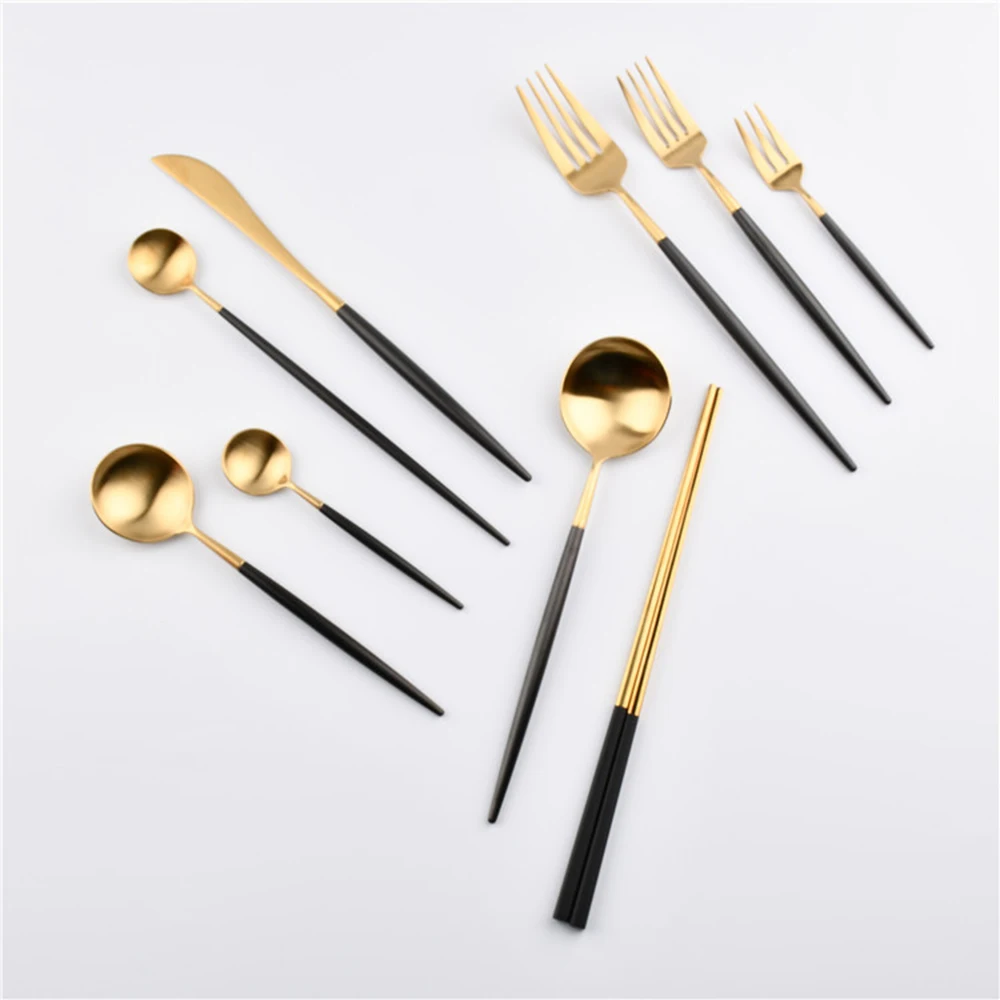 Горячая Распродажа столовые приборы вилка ложка нож столовая подарочная