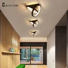 Черно-белый светодиодный потолочный светильник проход светильник коридор настенный светильник для гостиной, столовой, Кухня Спальня современный потолочный светильник