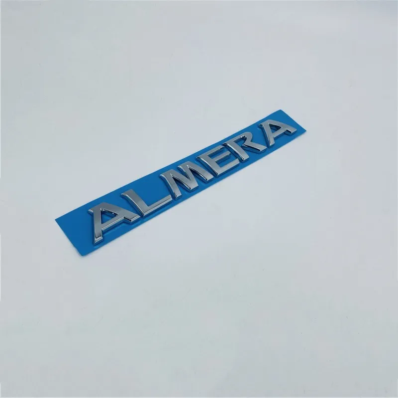 Автостайлинг для Nissan Almera Задняя Крышка багажника хромированная эмблема с