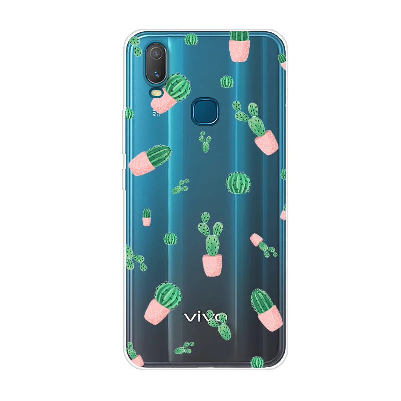 ДЛЯ Vivo Y11 чехол 6,35 ''тонкий мягкий силиконовый чехол s для Vivo Y11 Прозрачный чехол для VivoY11 Y 11