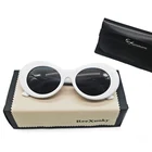 Солнцезащитные очки унисекс, Овальные, с защитой UV400, 2019, очки в стиле Курта Кобейна