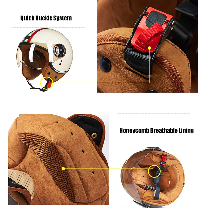 Мотоциклетный шлем BEON Chopper 3/4 винтажные шлемы мотоциклетный каска для мужчин и