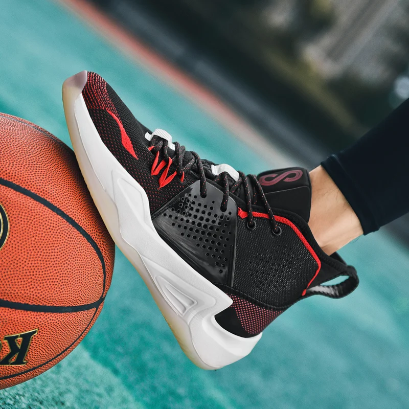 

Original Men Basketball Shoes 2021 Autumn New Wearable Sneakers Mixed Color Damping Sport Shoes Men's Fitness Trainers Gym Shoes