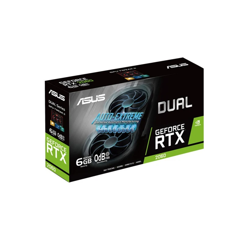 Видеокарта ASUS DUAL-RTX2060-6G-EVO графическая карта RTX 2060 6 ГБ | Компьютеры и офис