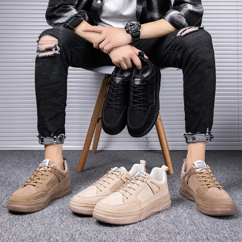 Мужские кроссовки на шнурках летние дышащие из кожи 2019| |