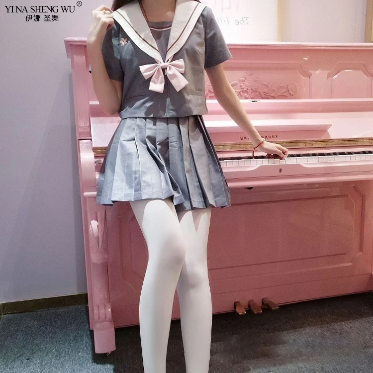 Японская школьная JK униформа для девочек костюмы моряка Корейская милые