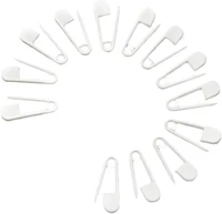 200 pcs white plastic safety pins mini safety pins small sewing pins for craft
