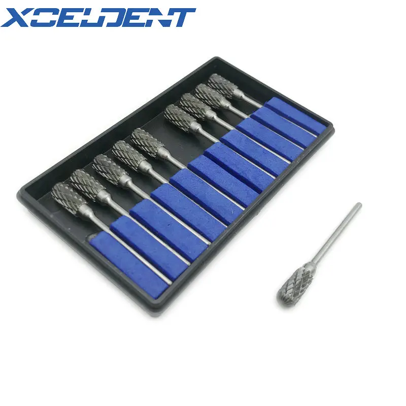 10 шт. Вольфрам Сталь стоматологические твердосплавные боры Лаборатории Заусенцы