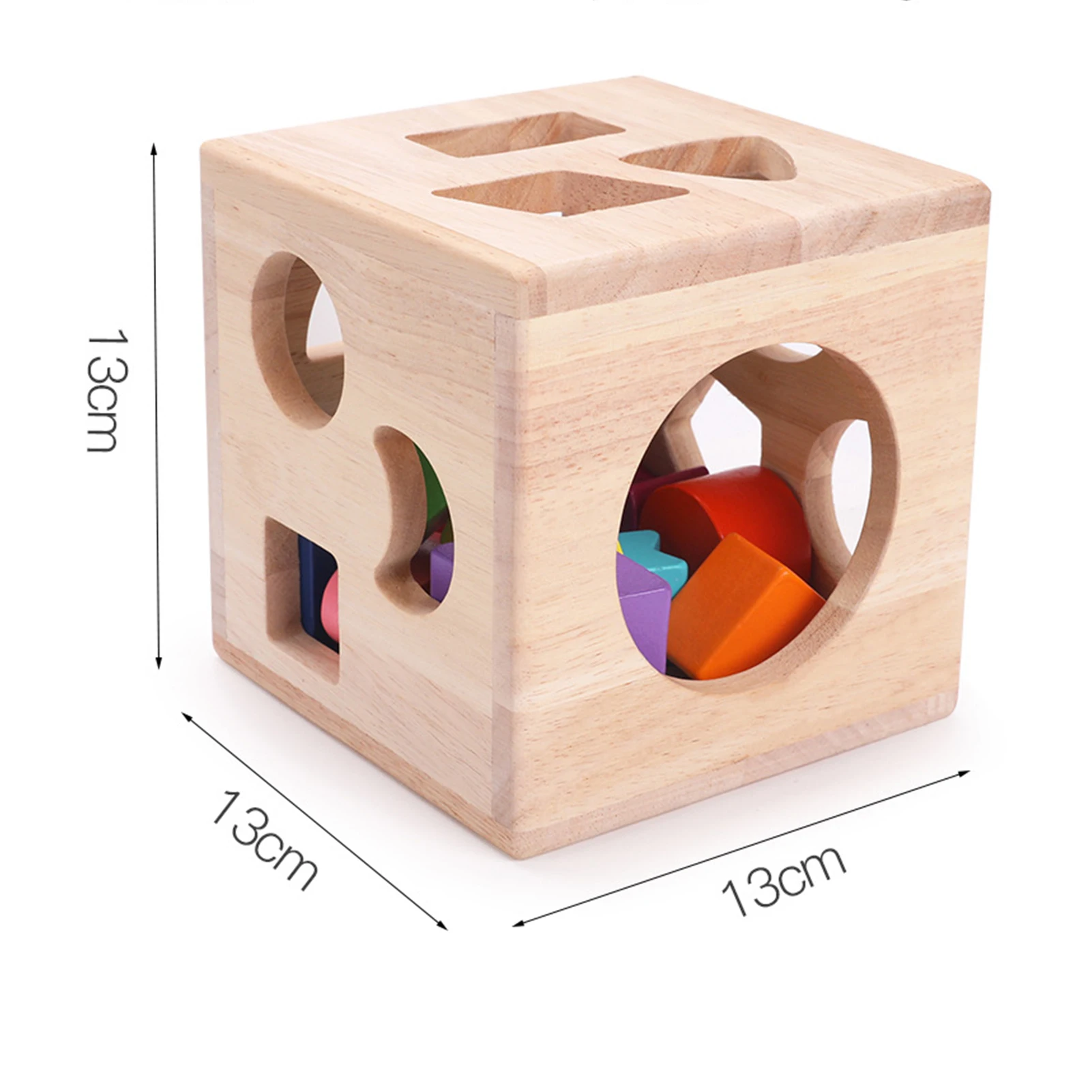 

Colorful Geometric Shapes Matching Toys For Children Early Learning Building Blocks Ability Montessori Educational Wooden Toys