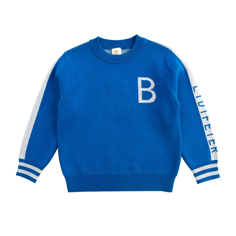 

Kid Boy Clothes Autumn Winter Warm pullover Top Long Sleeve Sweater Fashion Knitted Outfit