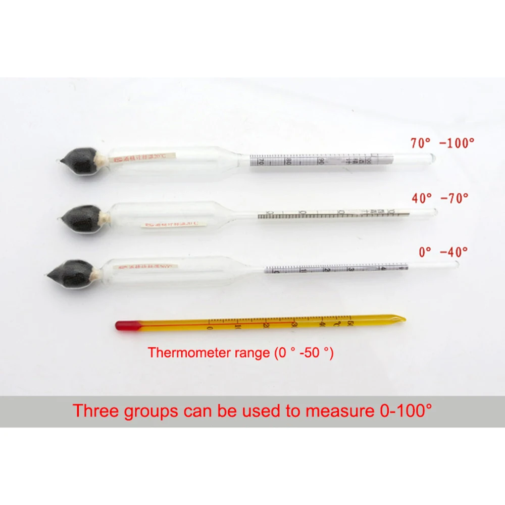 Спиртометр измеритель концентрации спирта для вина и виски 3 шт./компл. |