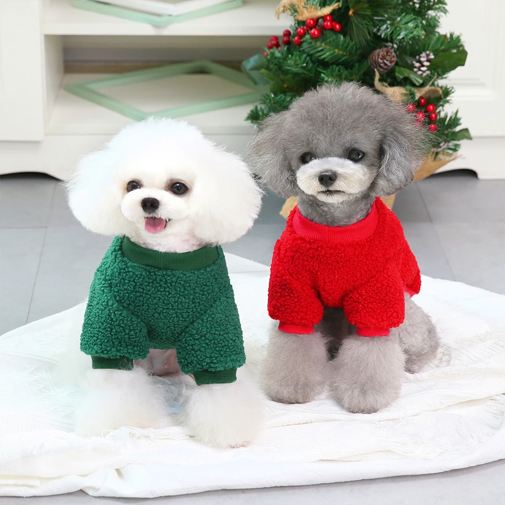 

Cute Christmas Dog Clothes New Year Small Dog Cat Christmas Sweater Costume Pet Clothing Outfit For Chihuahua Yorkshire Puppy