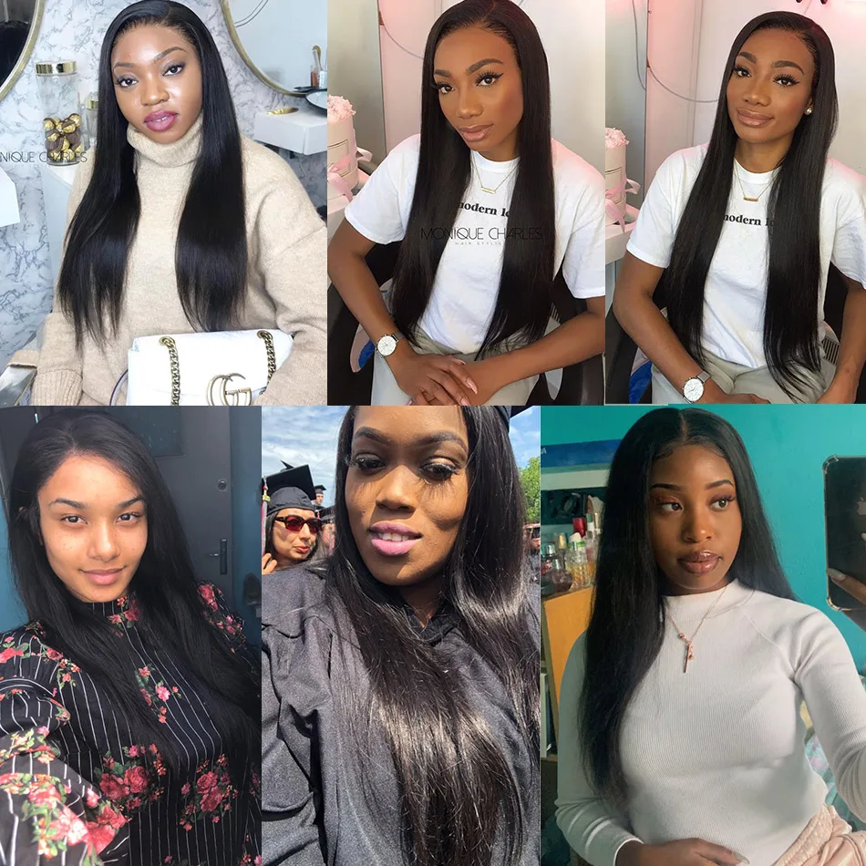 Rosabeauty, 28, 30 дюймов, длинные 360, кружевные передние парики, предварительно выщипанные с детскими волосами, бразильские прямые 13x6, кружевные передние парики из человеческих волос