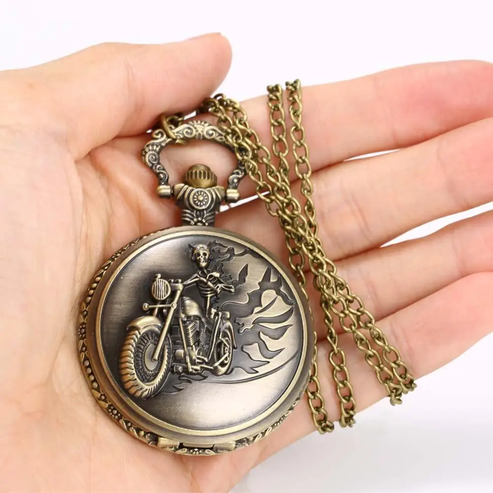 

Fashion Men Women Pocket Watch Alloy Openable Hollow Carved Vintage Unisex Quartz Necklace Pendant Chain Clock 6 styles DO99