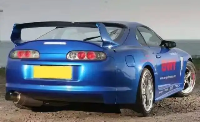 Автомобильный Стайлинг Supra углерода & FRP двумя кронштейнами задний спойлер