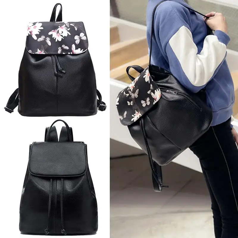 Модный рюкзак из искусственной кожи для колледжа уличные дорожные сумки Дамский